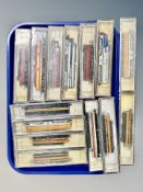 Lifelike N scale die cast locomotives and rolling stock (14)