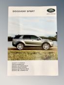 Ten Land Rover Discovery Sport Driver's Manuals/Owner Booklets in Original Wallets.