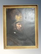 Danish School : Portrait of a Soldier, oil on canvas,