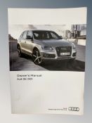 Ten Audi Q5/SQ5 Driver's Manuals/Owner Booklets in Original Wallets.