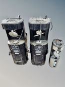 Two Robe scan 575 XT lighting units together with a further Martin lighting unit