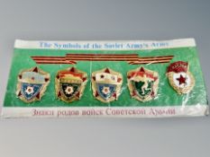 Symbols of the Soviet Army pins