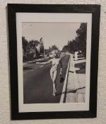 Madonna Hitchhiking (From Sex), 1992. After Steven Meisel. Size of print excluding frame 31.75 x 25.