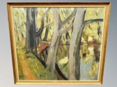 Danish School, Abstract tree study, oil on canvas,