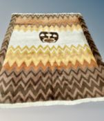 A 1970's woolen carpet,