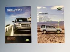 Ten Land Rover Driver's Manuals/Owner Booklets in Original Wallets : 8 x Discovery 2 and 2 x