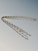 A 9ct gold belcher chain, length 96cm CONDITION REPORT: 5.