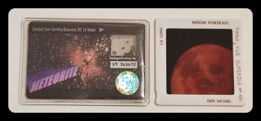 A collection of Nasa space mission collectables