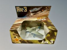 A Yak-3 WW II Air Fighter model 1:72 made in USSR
