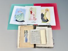 An artist portfolio and contents,