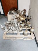 A group of Continental chandeliers,