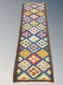 A Maimana kilim runner,