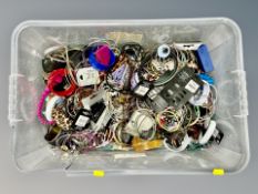 A quantity of costume bangles