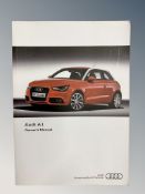 Ten Audi A1 Driver's Manuals/Owner Booklets in Original Wallets.
