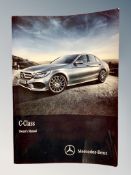 Ten Mercedes-Benz Driver's Manuals/Owner Booklets in Original Wallets : All C-Class models.