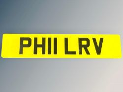 Cherished registration plate - PH11 LRV