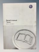 Ten VW Tiguan Driver's Manuals/Owner Booklets in Original Wallets.