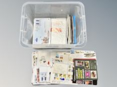 A box of first day covers