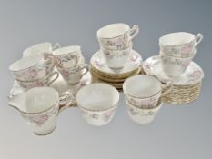 Approximately 40 pieces of Royal Grafton tea china