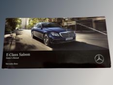 Ten Mercedes-Benz E-Class Driver's Manuals/Owner Booklets in Original Wallets,