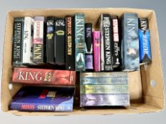 A collection of Stephen King novels including The Dark Tower four book boxed set in retail