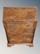 A George III style mahogany writing bureau,