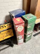 Three boxed Christmas trees