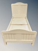 A contemporary 3' bed frame