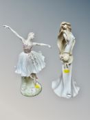 A Coalport figure Dame Antoinette Sibley, limited edition 1647/5000,