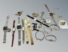 A collection of lady's and gent's wrist watches,