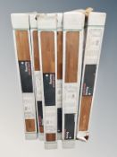 Thirteen packs of Good Home solid wood flooring