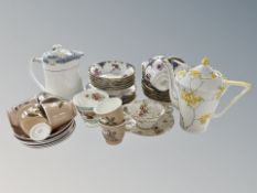 A Royal Albert Orient teapot, further English Art Deco teapot,