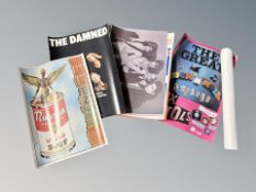 A group of modern rolled posters, Nirvana,