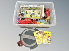 A box of Britains farm modelling kit, die cast farm vehicles,