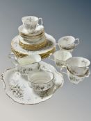 Twenty seven pieces of Royal Albert Howarth tea and dinner china