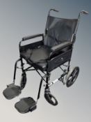 A wheel chair