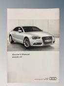 Ten Audi A5/S5 Driver's Manuals/Owner Booklets in Original Wallets.