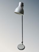 A contemporary standard lamp