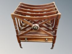 A reproduction magazine rack