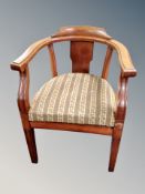 A Danish mahogany armchair