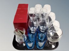 A group of Danish drinking glasses including Holme Gaard etc