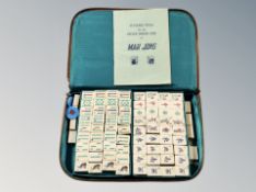 A Mahjong set in case