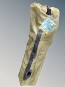 A Quest Leisure folding chair in carry bag