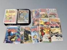 20th century comics by DC, Marvel etc, War at Sea 10¢ cover, Submariner issue 1 40¢ cover,