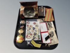 A Yak-3 WW II Air Fighter model 1:72 made in USSR, Soviet KGB style flask 6oz,