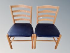 A pair of Kaare Klint church chairs