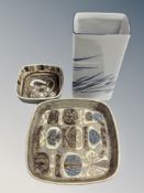 A Royal Copenhagen porcelain vase,