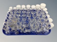 A collection of Scandinavian drinking glasses