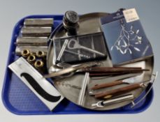 A group of Scandinavian home wares including boxed fruit knife and further cutlery,