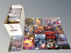 A box of comics to include The Empire Strikes Back Star Wars Trilogy edition,